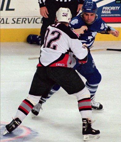 Tie Domi and Rob Ray are two of the toughest enforcers of all-time and they...